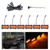 Adecuado para Jeep Wrangler Jl Modelos 18-23 Parrilla Especial Luz Amarilla Pequeña App Colorida Rgb Luz Diurna