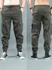 Pantalones Casuales de Nuevo Estilo para Hombre para Primavera, Verano y Otoño, Pantalones Largos de Corte Ajustado, Pantalones de Trabajo con Múltiples Bolsillos, Pantalones Harem a la Moda, Corte Holgado, Tallas Grandes