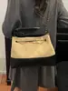 Bolsa Tote Matelassê para Mulheres 2026 Nova Moda Retrô Grande Capacidade Corrente Acolchoada Ombro Transversal Tendência