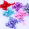 Transfronterizo 50 Grande Liso Elegante Hilo de Nieve Lazo Flores Tiradas a Mano Regalos de Navidad Flores Decoración de Coche de Boda Flores