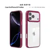 Funda para Teléfono Móvil Adecuada para iPhone 18 Pro, Marco Mate de Color Sólido, Funda Protectora Transparente Anticaídas para Apple 18 Pro Max