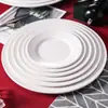 Prato de Melamina Louça de Plástico Comercial Imitação de Porcelana Prato Hot Pot Catering Conjunto de Louça de Café da Manhã Pode Imprimir Logotipo Publicitário