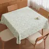 Mantel Cuadrado Minimalista Impermeable a Prueba de Aceite Resistente al Calor Lavable PVC Mantel Cuadrado para Mesa de Comedor Cubierta Gruesa para Mesa de Café en Casa