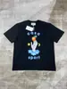 Camiseta de Algodão Puro 230g com Estampa Digital Casa Levemente Luxuosa, Pesada e Amiga da Pele para Vendas Transfronteiriças de E-commerce Independente, Manga Curta