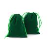 Bolsa de franela al por mayor para joyería, bolsa para guardar joyas, bolsillo fruncido, bolsa pequeña de tela, terciopelo brocado, bolsa para gafas