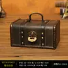 Caja de Almacenamiento de Madera Retro con Cerradura Caja de Contraseña Caja para Cartas Tarjetas Tesoros Caja Pequeña de Madera Almacenamiento Caja de Madera Caja de Sellado