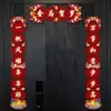 Pareados de Año Nuevo para el Año del Caballo, Pareados de Año Nuevo para el Hogar, Pegatinas de Puerta para el Festival de Primavera con el Carácter "Fu", Decoraciones de Día de Año Nuevo, Decoraciones Finas Aterciopeladas
