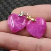 Pendente de Jade Borda de Jade Pingente de Jade Flor de Pessegueiro Pingente em forma de coração Quartzo Rosa Pingente de Coração de Pessegueiro de Pedra de Jade Pingente de Colar Pingente de Jade