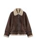 MYQ Abrigo de cuello alto de alta calidad acolchado de algodón para hombre, invierno, holgado, cálido, acolchado de algodón, moda coreana, chaqueta de lana de cordero