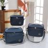 Bolsa Tote para Lancheira Quadrada Bolsa Térmica Folha de Alumínio Espessada Bolsa Bento Trabalhador de Escritório Estudante Levar Almoço Grande Capacidade Bolsa de Piquenique