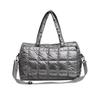 Transfronterizo 2022 otoño e invierno nuevo algodón ropa bolsa hilo bordado algodón espacial bandolera moda brillante bolso de mujer bolso de mano casual