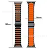 Correa de reloj iWatch, compatible con Apple Watch/Ultra 3/2, con cierre magnético de titanio y correa de silicona