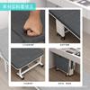Atacado de fábrica cama dobrável de escritório de quatro dobras cama de solteiro cama simples para casa cama de acampamento cama para pausa para o almoço cama reclinável