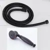 Chuveiro de Mão Estilo Europeu Vintage Todo em Cobre Preto Puro Latão Antigo Cabeça Pequena de Spray Chuveiro Único