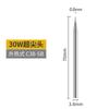 Cabezal de soldador sin plomo con calentamiento externo, cabezal de soldadura con punta de soldadura de 30 W, 40 W, 50 W y 60 W, cabezal de corte de herradura oblicua.