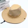 Sombrero Sombrero Vaquero Protector Solar para Exteriores Mezclilla Pesca Sombrero para Hombre Fresco para Mujer Ocio Viaje Sombrero de Paja de Verano