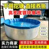 Tanque de peixe de tela galvanizada feito sob medida, tanque de armazenamento de água para irrigação de estufa de pomar ao ar livre, tanque de criação de peixes de novo tipo