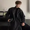 Chaqueta de Estilo Frío de Alta Gama para Hombre, Marca de Moda, Sentido del Diseño, Bomber Aviador, Cuello Vertical, Parte Superior de Trabajo Americana
