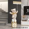 Fuente de fábrica Oso de peluche creativo Adornos de suelo Apertura de nueva tienda Negocio animado Enviar a casa de amigos regalos de inauguración