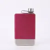 Novo Frasco Espesso de Aço Inoxidável 304 de 9 Galões para Acampamento ao Ar Livre Frasco Quadrado Plano Portátil Conjunto de Vinho Fabricante Atacado
