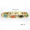 Pulsera de ojo de gato con baño de oro de 18 quilates, cruzada europea y americana, TK, superventas, pulsera magnética de moda y tendencia para mujer, venta al por mayor desde el fabricante