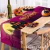 Toalha de Mesa de Halloween Transfronteiriça Criativa Novo Estilo Banner de Alto Padrão Decoração de Sala de Estar Arranjo de Festa Toalha de Mesa Bandeira Personalização