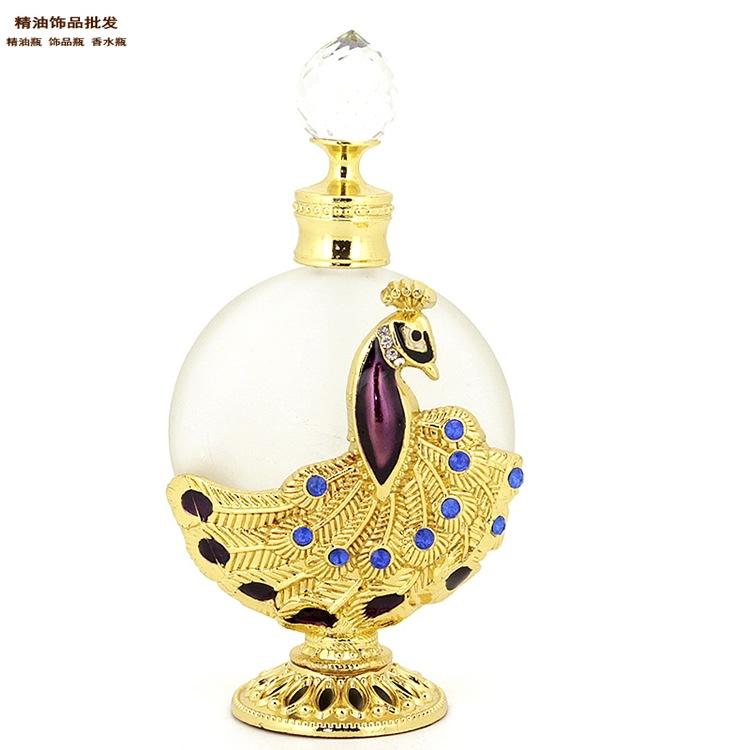 中国精油饰品网30ml金色孔雀瓶1.jpg