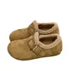 Zapatos esponjosos estilo Birkenstock para mujer, nuevos arrivals invierno 2026, zapatos totalmente cerrados de pelo, slip-on de suela gruesa, zapatos cálidos de algodón