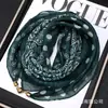 Nuevo Bufanda de Seda con Hebilla Magnética de Punto de Anacardo Versátil para Primavera y Otoño Bufanda Cálida de Moda para Mujer Bufanda Cuadrada de Gasa de 65 cm