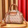 Bolsa Saco Fronha Transfronteiriça 2025 Nova Bolsa Feminina Moda Feminina Estampada Tendência Versátil Grande Capacidade Bolsa de Ombro Transversal