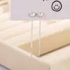 Nuevo Lindo Pequeño Corazón Forma Pedrería Mini Pendiente Simple Moda Pendiente Accesorios Simple Moda Cotidiano Versátil