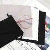 Atacado do Fabricante Conjunto de Bolsa para Óculos e Pano para Óculos, Bolsa para Óculos Três Peças de Fibra Agulhada Ultra Macia, Frete Grátis e Impressão de Logo