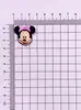 Mickey Grande y Pequeño, Minnie y Mickey Mouse Accesorios de Decoración DIY de Dibujos Animados Parches para Funda de Teléfono, Encantos para Botella de Agua y Pantuflas Lindos