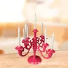 Candelabros Velas para Pastel de Cumpleaños Números de Boda Suministros de Plástico para Bodas Velas al por Mayor Flores de Llama para Celebraciones