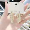 Pendientes de Alta Gama Transfronterizos Europeos y Americanos para Mujer, Aguja de Plata S925, Accesorios de Oreja Versátiles de Lujo Ligero, Pendientes de Venta Caliente en Yiwu al por Mayor y al por Menor
