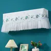 Nueva funda de encaje para aire acondicionado, no es necesario quitarla cuando el aire acondicionado está encendido, adecuada para aires acondicionados de pared de dormitorio, cortina bloqueadora de viento para AUX 1.5P Gree