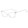 Nuevas gafas de moda personalizadas con montura de ojo de gato anti-Blu-ray, estilo retro europeo y americano, casuales, combinables, planas y sencillas.