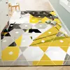 Alfombra de estilo nórdico para sala de estar, mesa de centro sencilla, sofá, dormitorio, alfombra de cobertura total, alfombra de mesita de noche, alfombra de área grande para uso doméstico