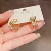 Brincos Argola Irregulares de Pérola Gota d'Água Camada Fina Retro Francês Elegante Leve Luxo Versátil Design Simples Brincos Atacado