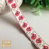 Estilo étnico encaje de tela adornos accesorios fondo camel flores bordadas tela para ropa de algodón adornos para manualidades materiales decorativos