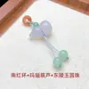 Pendente Pequeno de Cabacinha de Ágata Vermelha do Sul Natural Pulseira DIY Tecida à Mão Pingente de Jade Ornamento de Cabacinha