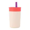La Taza de Café Ovalla Más Vendida de Amazon Termo Mini de Acero Inoxidable Taza de Agua Portátil de 12 oz con Popote