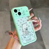 Noyoushangqiu Capa para Celular Adequada para Apple 18Promax para Meninas com Bom Visual 17/16 Janela Grande Transparente 15/14