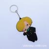 Una pieza segunda generación Luffy Qiao Ba emperatriz Sauron PVC doble cara Muñeco de dibujos animados llavero colgante joyería
