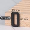 Stock Listo del Fabricante Venta al por Mayor Hebilla Cuadrada de Plástico, Hebilla de Boca, Hebilla de Segunda Marcha, Hebilla Rectangular, Hebilla de Conexión Ajustable para Cincha de Equipaje