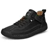 Zapatos de mujer de talla grande más vendidos en Amazon transfronterizos, zapatos casuales cosidos a mano, zapatos de trabajo para exteriores unisex de media caña para hombres