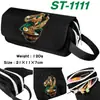 Bolsa de Lápices de Dibujos Animados Periféricos de One Piece para Estudiantes Hombres y Mujeres Lápiz Impermeable Lona de Gran Capacidad Bolso de Mensajero Bolsa de Almacenamiento
