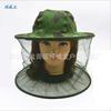 Gorra con estampado de camuflaje, venta al por mayor de fábrica, jersey de red de gasa para apicultura, gorro antimosquitos, gorro de pesca al aire libre de verano, chal protector solar