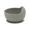 Tigela de Silicone em Formato de Caracol para Aprendizado de Bebês, Grau Alimentício, Ventosa, Antiderrapante, Antiderrapante e Antivazamento, Tigela de Comida para Bebês