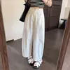 Pantalones Casuales de Pierna Ancha, Holgados, Adelgazantes, de Cintura Alta, para Mujeres Petites, Novedad Verano 2026
